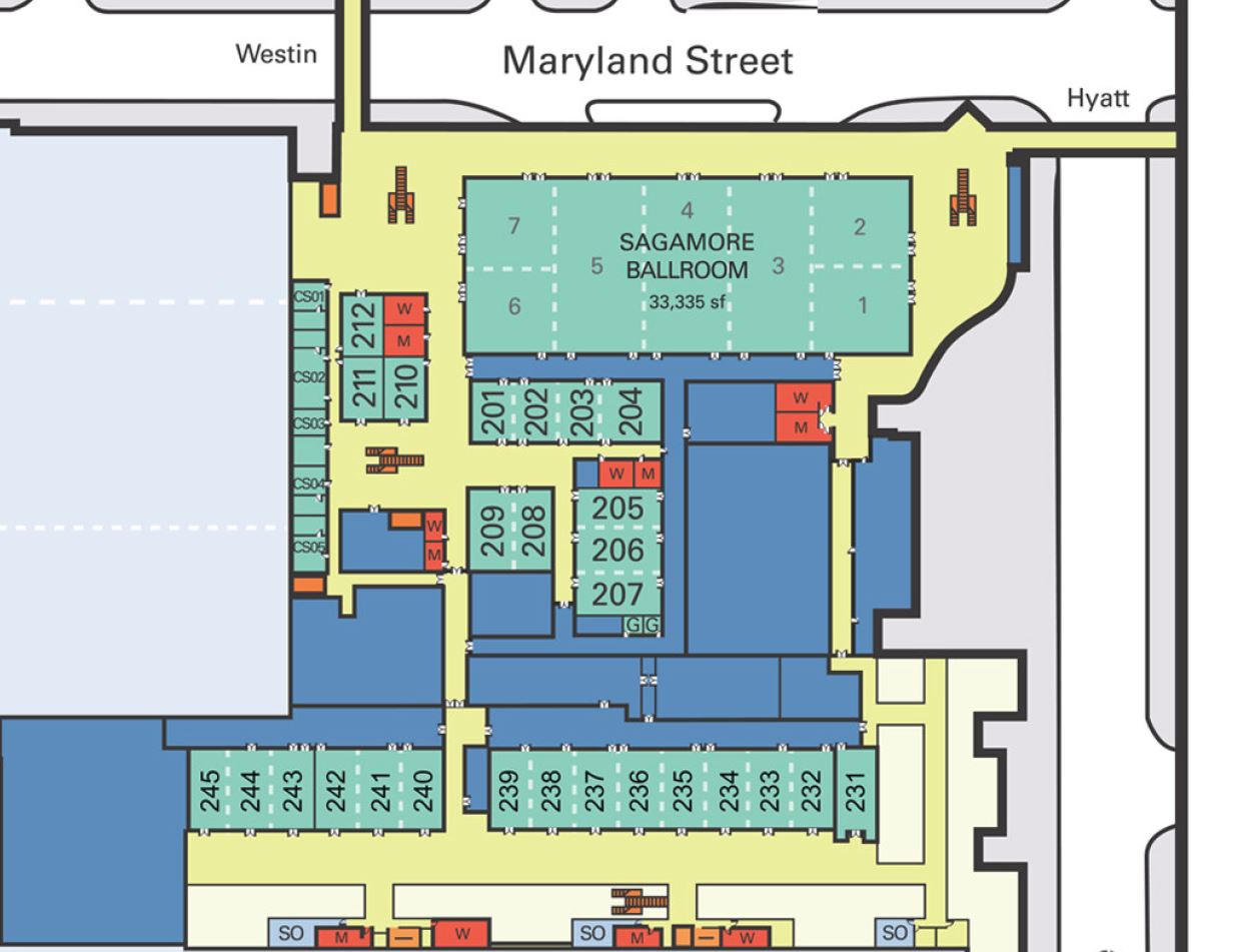 Indiana Convention Center Floor Plan