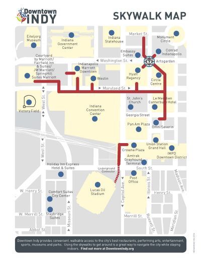 Downtown Indy Skywalk Map 400x516 