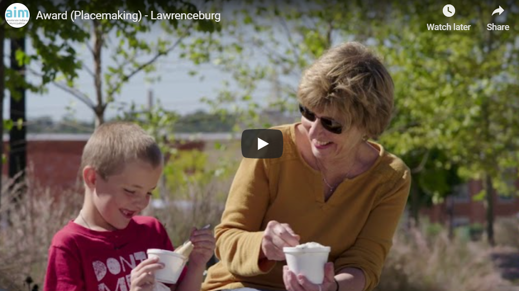 City of Lawrenceburg Awarded a 2020 Aim Community Placemaking Award
