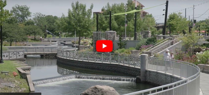 Mishawaka Presented with Aim Placemaking Award for Ironworks Plaza at Robert C. Beutter Riverfront Park